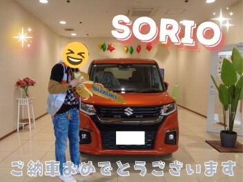 ソリオ　ご納車おめでとうございます！！